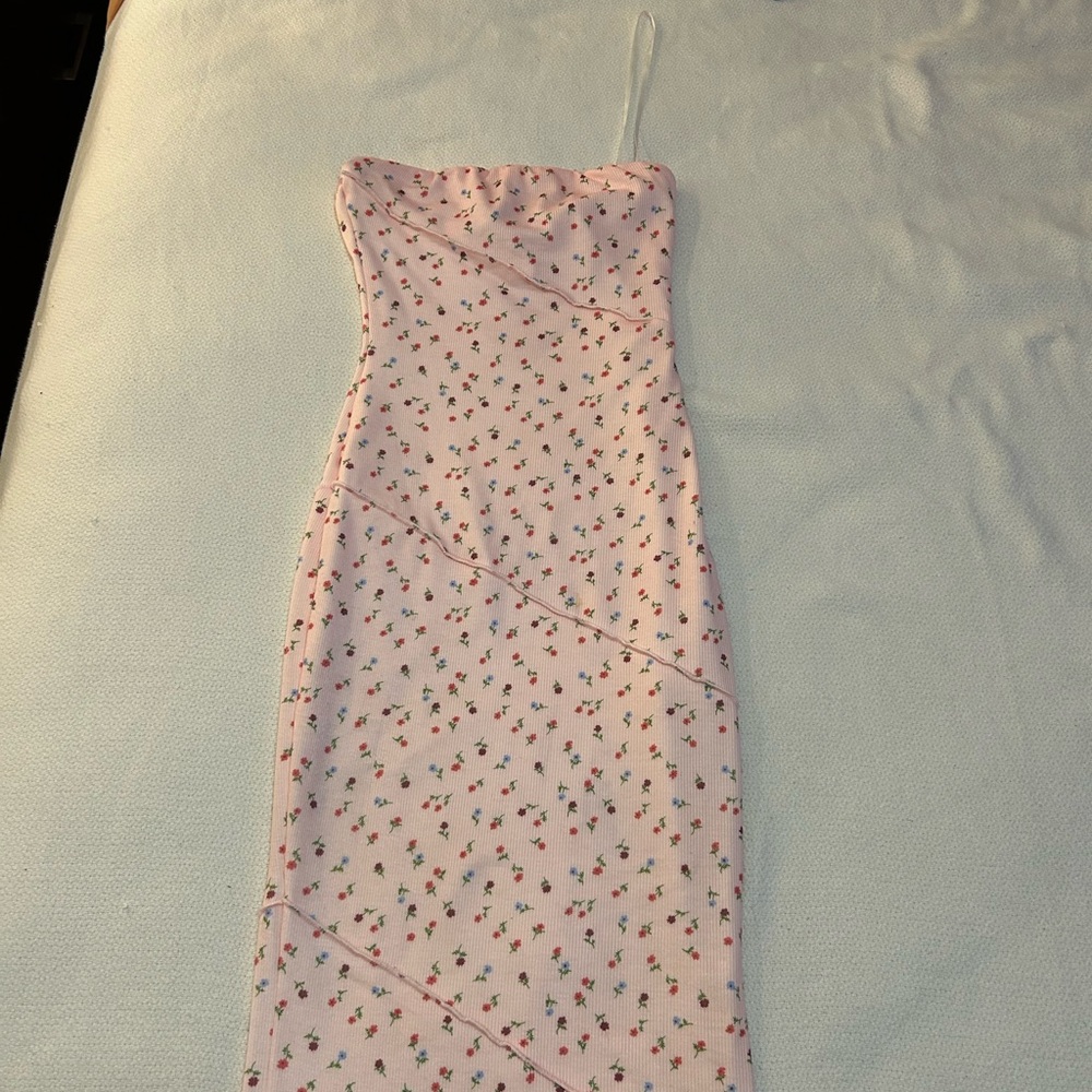 Princess Polly Pink Strapless Sheath Dress